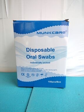 Munkcare Disposable Oral Swabs Individually Packed 150 pcs